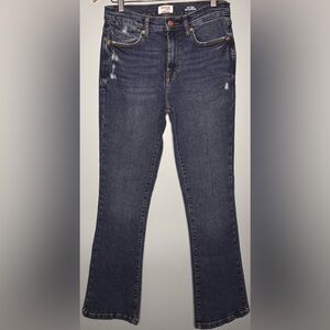 Kensie The Tessa High Rise Bootcut Jeans Size 4/27 Distressed